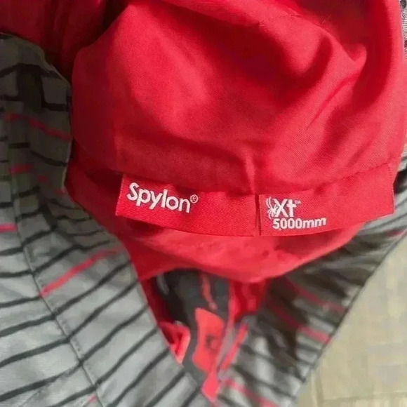 🔥Spyder🔥 | Grey  snow pants with black and red stripes - Picture 12 of 15